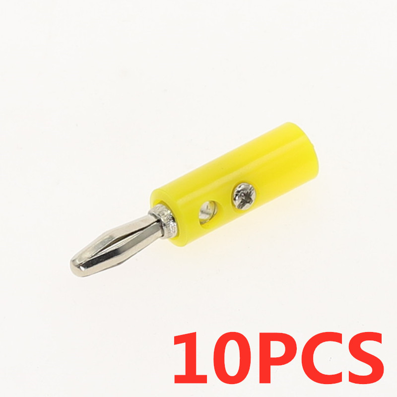 Macho hembra J072 4mm conector Banana macho hembra para insertar conector Pin Banana modelo DIY: Lavanda