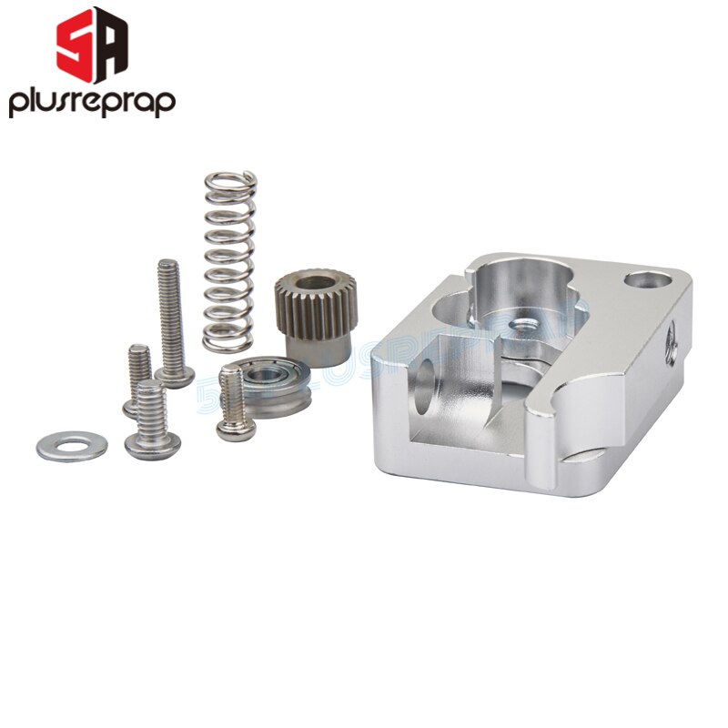 Mk10 direkte direkte ekstruder aluminium ekstrudering 1.75mm højre venstre arm fuld metal bowden 3d printer dele med 26 tand gear