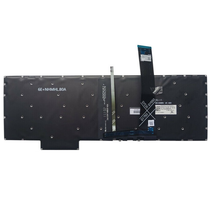 US For Lenovo Ideapad Gaming 3-15ARH05 3 15IMH05 Laptop Replace Keyboard Backlit BLUE LETTERS English