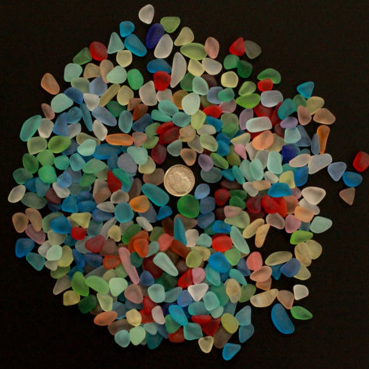 20 stk havstrand glasperler blandede farver bulk blå grøn uborede havstrand glasperler bulk smykker vedhæng indretning 10-16mm
