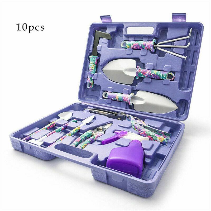 5/10pcs Garden Tools Set Lightweight Gardening Tools Kit Non-slip Handle Garden Hand Tools Garden Tools Weeding Digging: Printing 10pcs