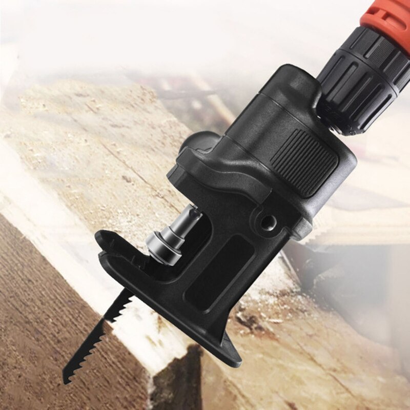 High Upgrade Saw Attachment for Drill with 3 Types of Saw Blades for Metal Cutting Wood Cutting