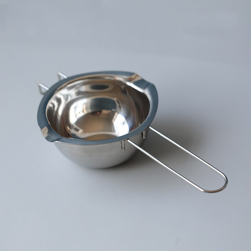 Lange Griff Wachs Schmelztiegel, DIY Duft Kerze Seife Schokolade Butter Schmelzen Topf, Handgemachte Seife Schokolade Werkzeug, edelstahl: S