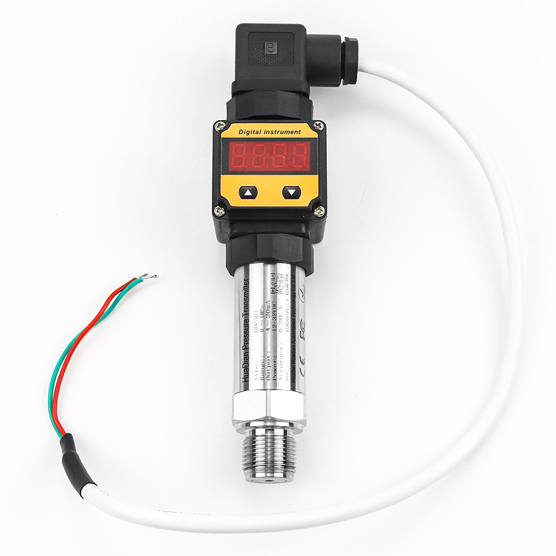 Hydrostatische wasser 20 Bar druck Sensor Absender mit lokalen Anzeige 4-20ma analog 24vdc Energie