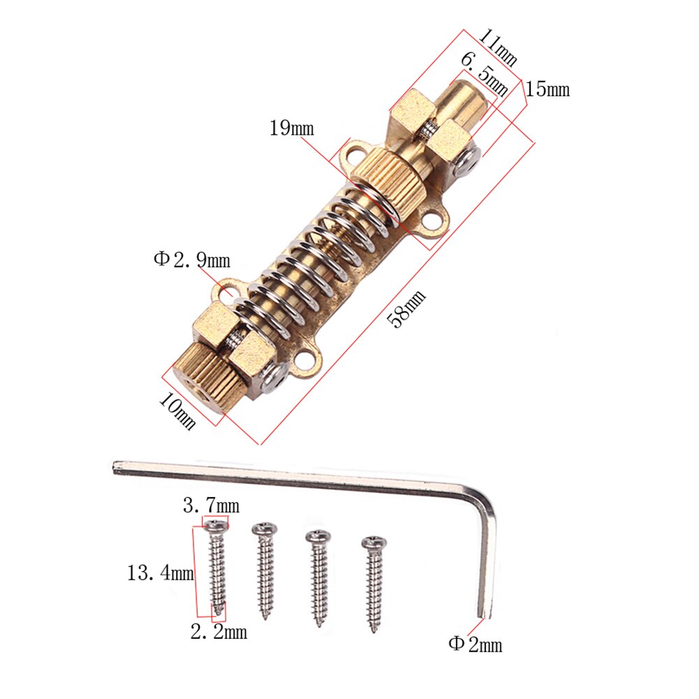 Tremsetter Brücke Tremolo Stabilisator Stopper Bausatz für Fender Elektrische Gitarren