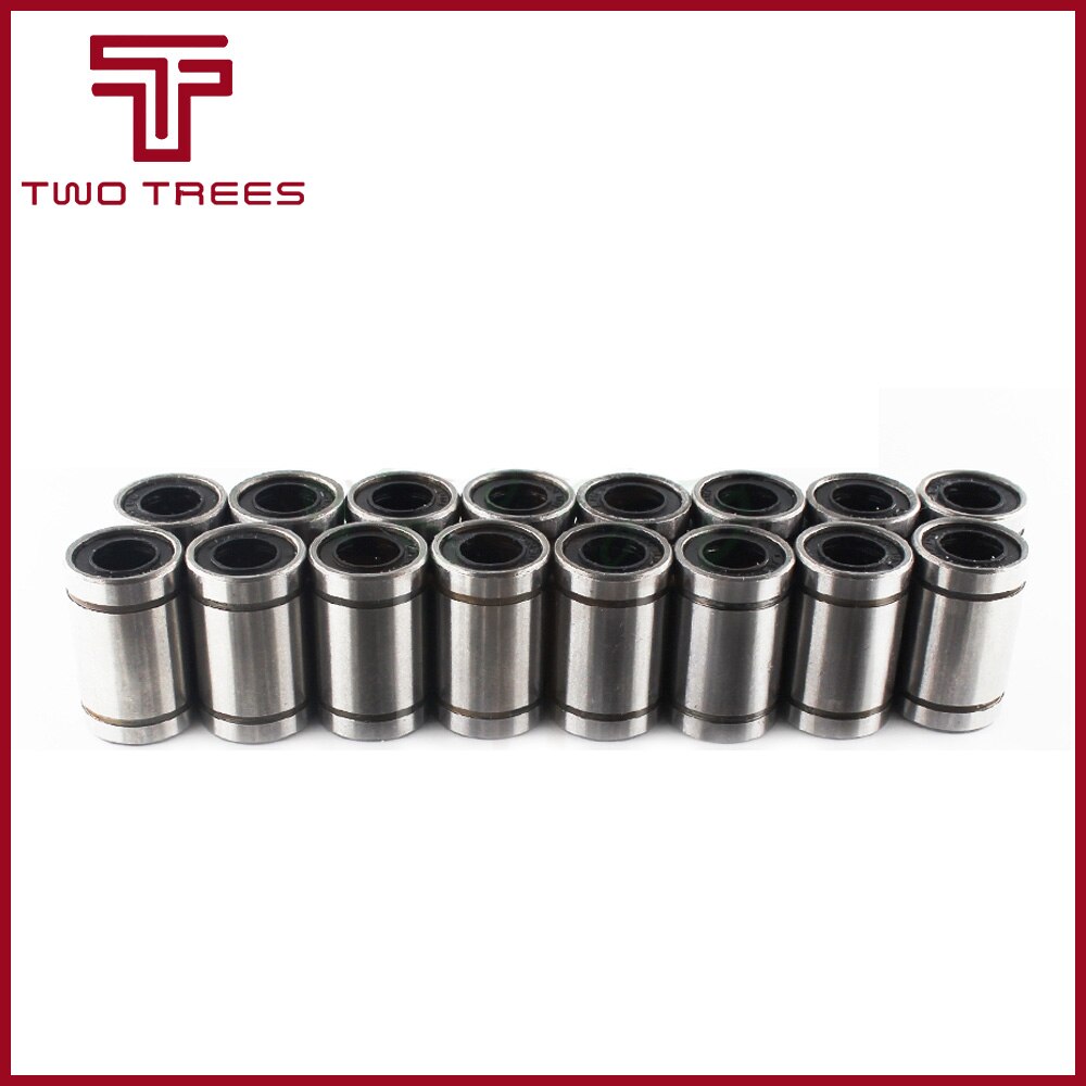 3d drukarki części łożyska liniowe LM6LUU/LM8LUU/LM10LUU/LM6UU/LM8UU tuleja aluminium liniowy tuleja CNC wał liniowy piłka