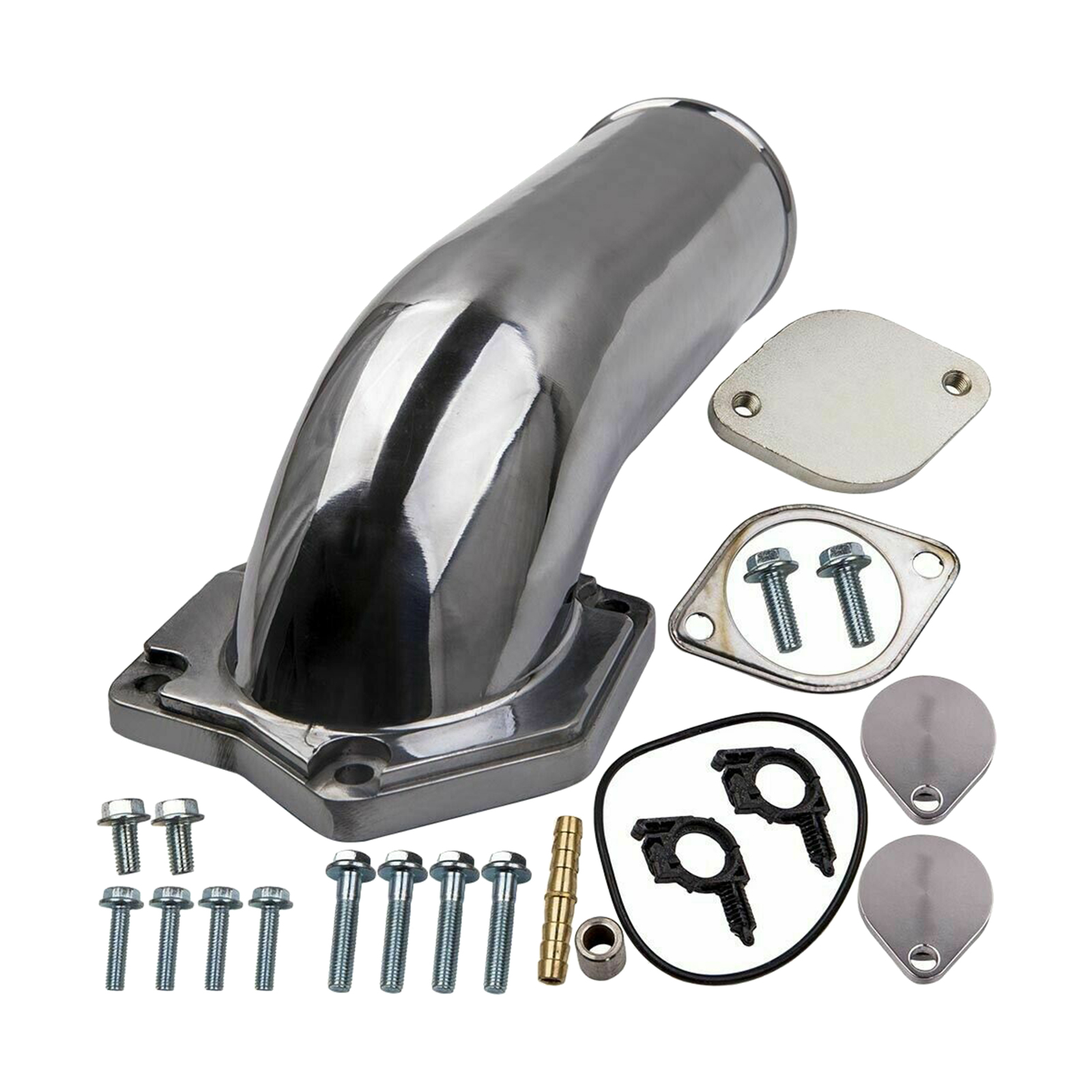 EGR Valve Kit with Intake Elbow Engine Cooler &amp; Throttle Valve Kit Leak Prevent Kit Power stroke For Ford 6.4L F250 F350