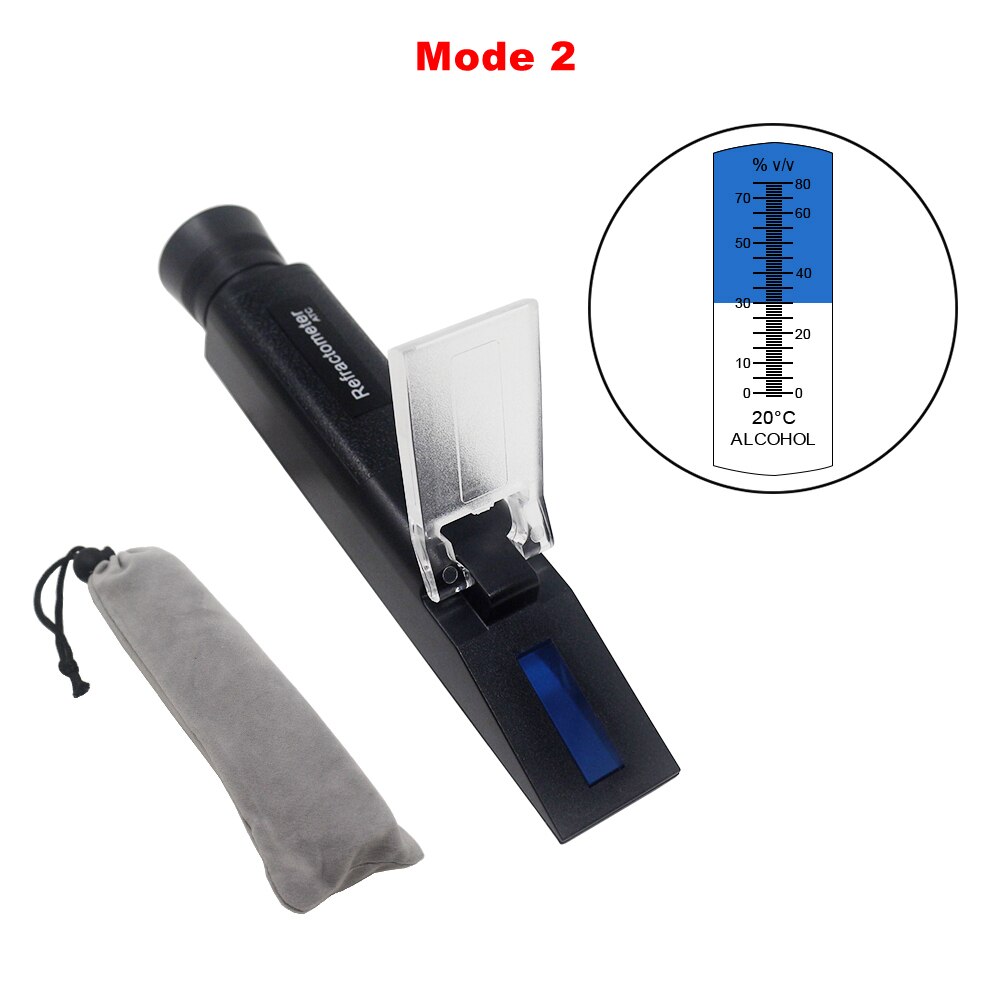 Portable Refractometer Alcohol Content Tester 0-80... – Grandado