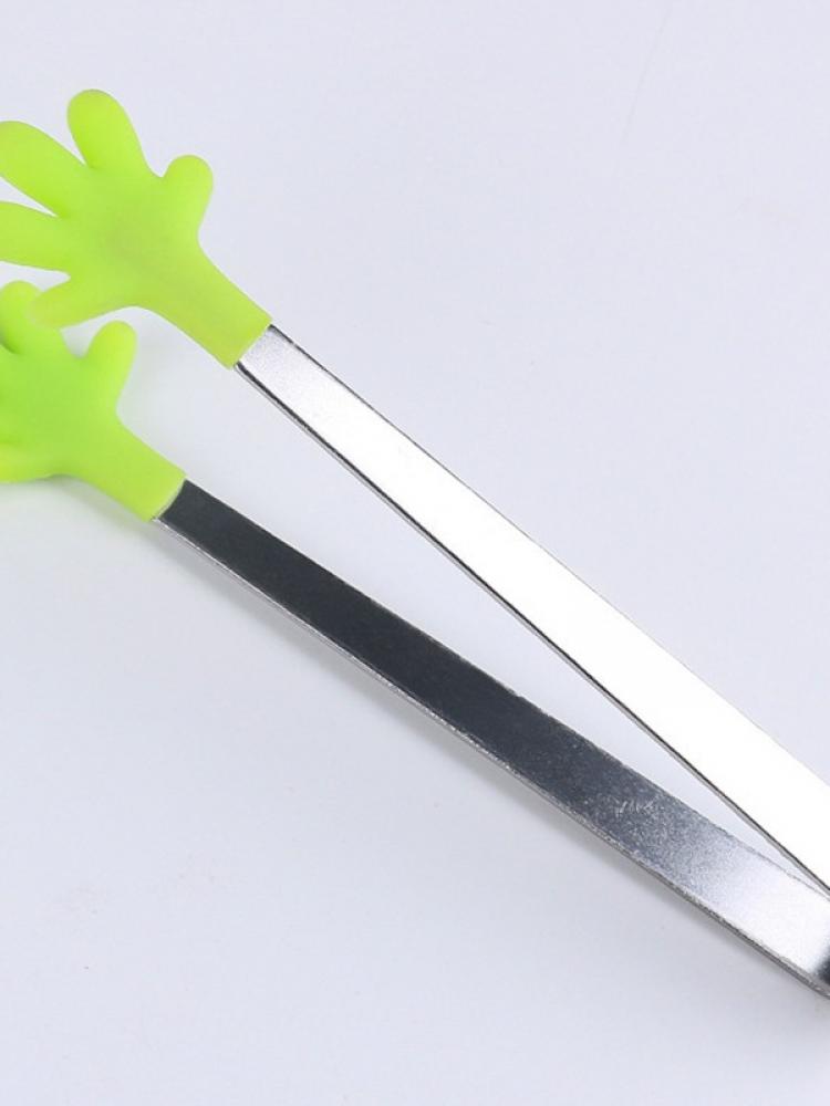 Silikonowy klips antypoślizgowy stal nierdzewna Mini jedzenie Ice Square Suger zacisk do grilla kleszcze klipsy spożywcze produkty kuchenne