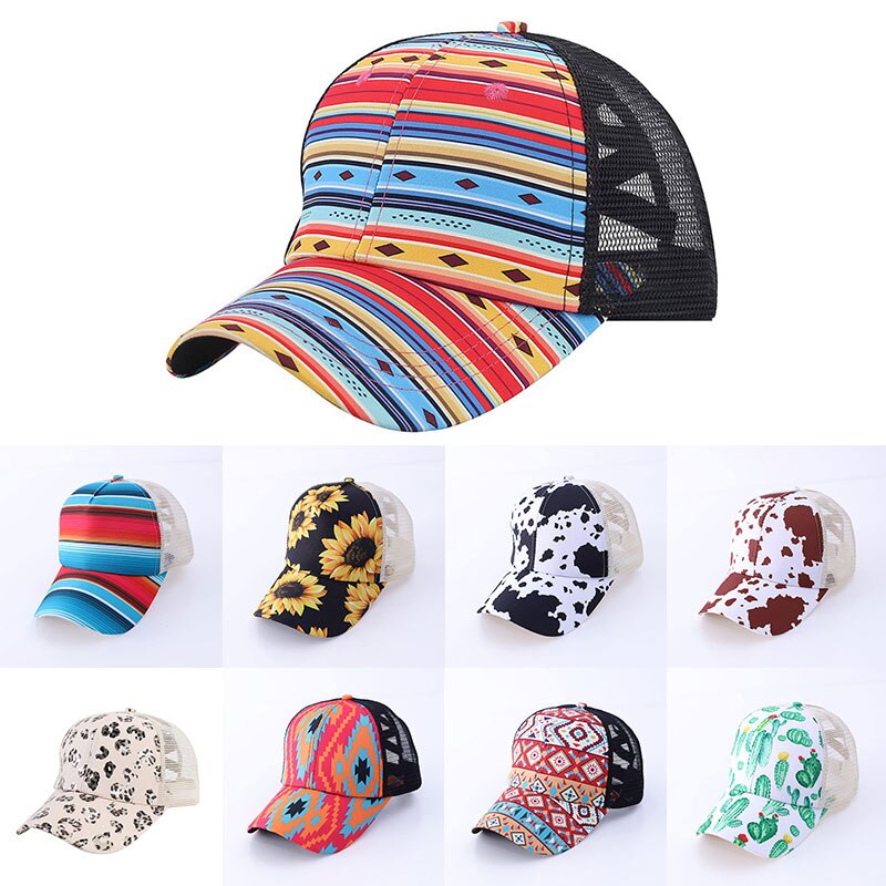 Outdoor sports baseball caps ladies baseball caps casual caps sunshade mesh pattern S8C5112