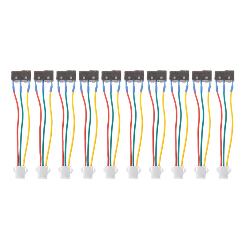 10pcs Gas Water Heater Micro Switch Three Wires Small On-off Control Without Splinter