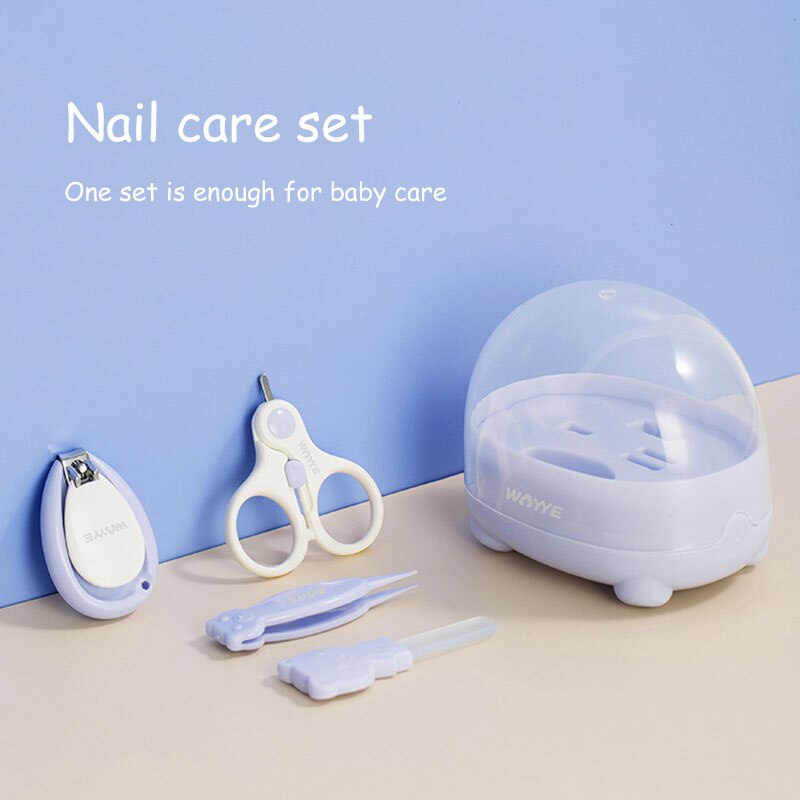4 Stuks Baby Manicure Schaar Baby Veiligheid Nagelknipper Baby Manicure Set Kids Baby Reinigen Toils Nail Care Nail Set baby Items