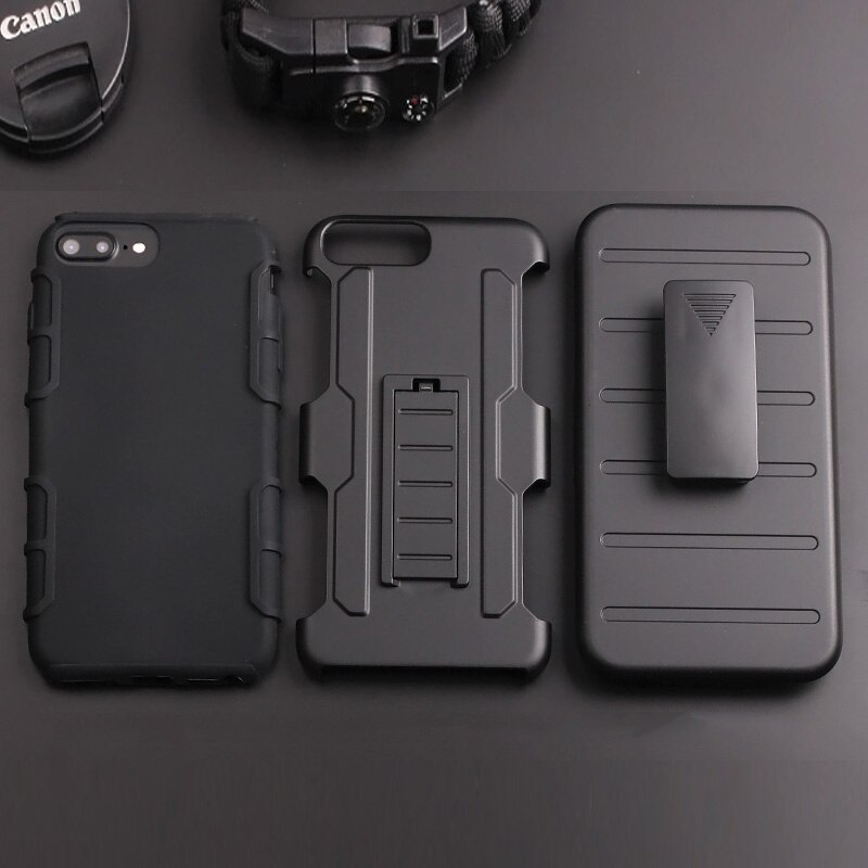 Armor Case For iPhone 6 6s Plus SE 5 5S Back Cover Belt Clip Stand Holster Hybrid Hard Mobile Phone Covers Full Protective Funda