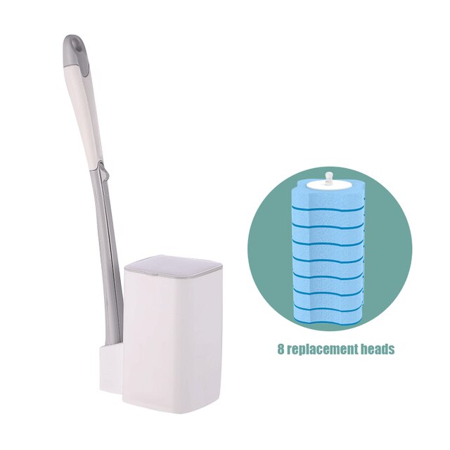 Jednorazowa szczotka robić wc z szczotka wymienna głowica ścienna szczotka robić czyszczenia z płyn czyszczący robić czyszczenia łazienki: C Gary 8 brush głowa