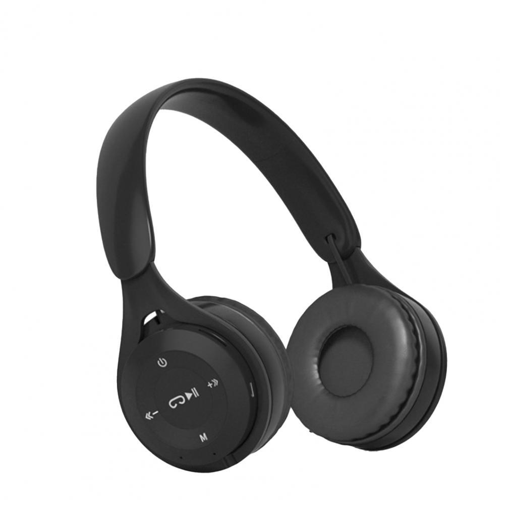 Y08 Wireless Headphones with Microphone Foldable Gaming Headset Bluetooth-compatible Earphone Music Headset Over Ear Headphone: Black