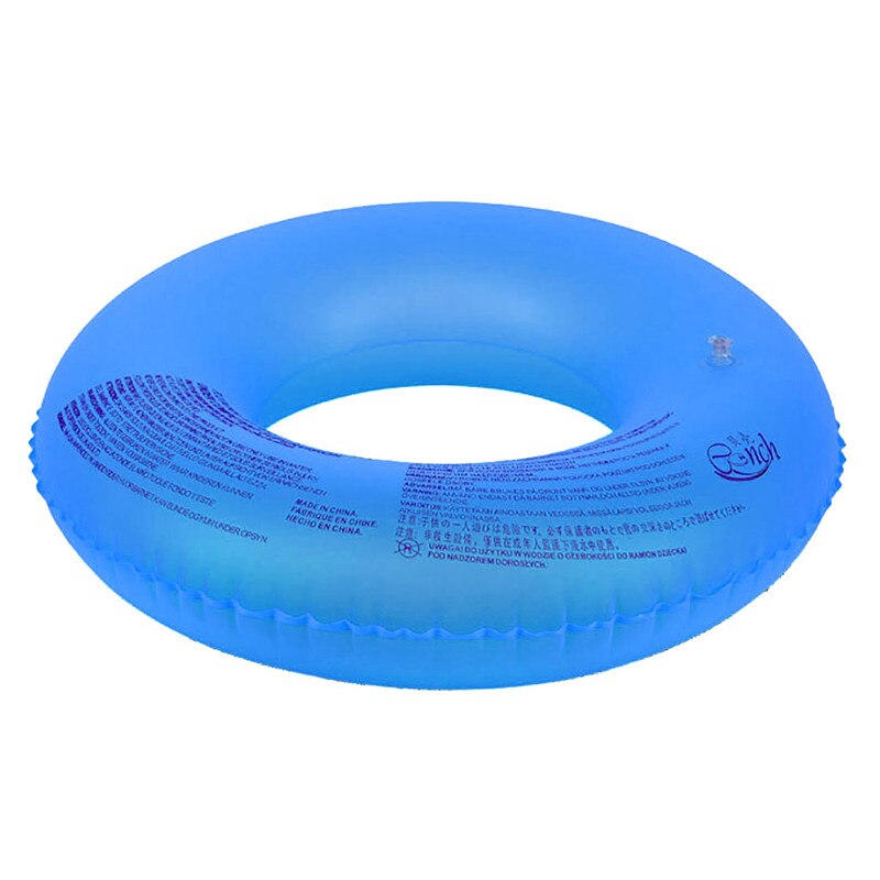 Random Color Durable PVC Fluorescence Inflatable Swimming Pool Float Swim Ring Beach Raft Inflatable Toys