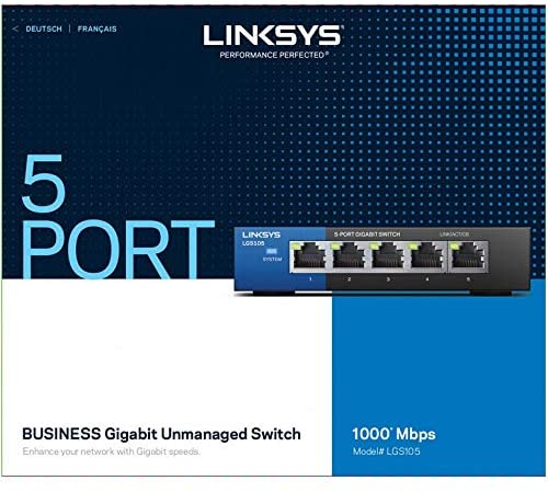 Linksys 5 Port Desktop Gigabit Switch
