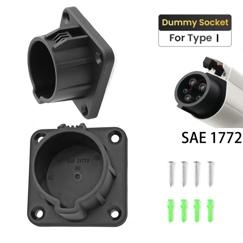 Soporte de cargador tipo 1 Ev montado en la pared para coche, soporte de Cable de carga para vehículo eléctrico para enchufe tipo 1 J1772, base de funda de cargador Ev