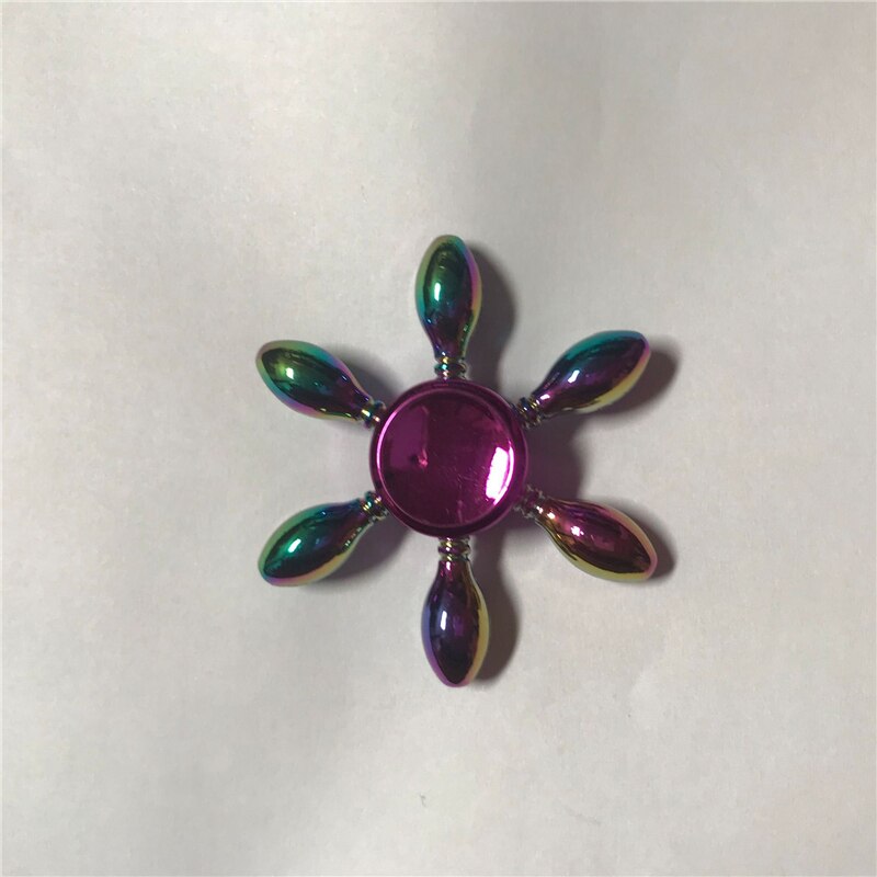 Dito Ruotare Giroscopio Mini Colorato A Mano Spinner Metallo Capretto/Adulto Giocattoli di Decompressione Anti-Stress Mitigatore di Barretta Spinners Manufatti: 9