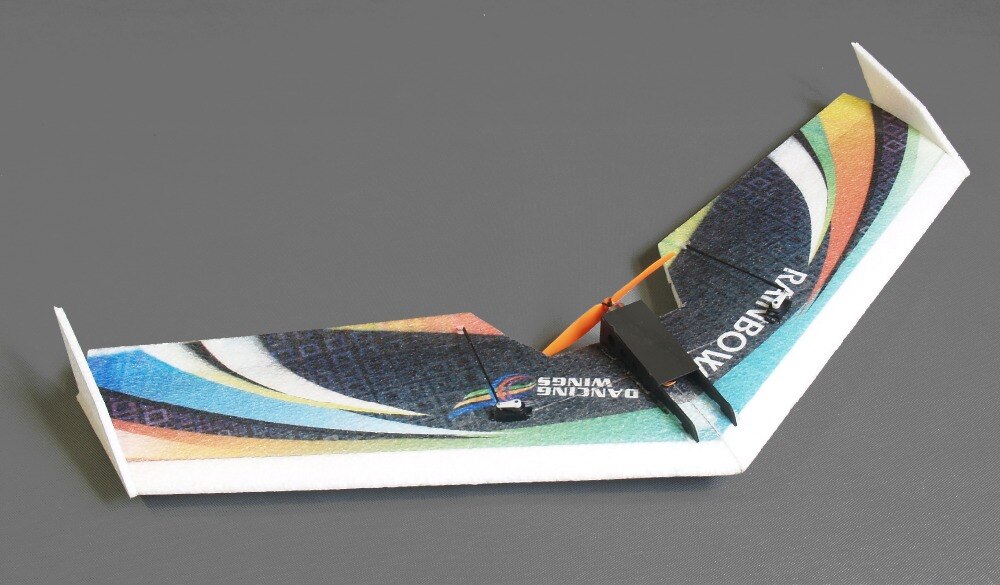 Sales Promotion Epp Vliegtuig Model Regenboog Fly Wing 800Mm Spanwijdte Zagi Rc Vliegtuig Epp Vliegtuig Spanswing Delta vleugel