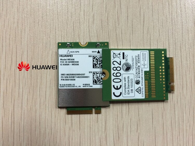 Huawei ME936E LTE (FDD) B1/B2/B3/B4/B5/B7/B8/B13/B17/B20 Penta-band DC-HSPA+/UMTS B1/B2/B4/B5/B8 GSM1900/1800/900/850 MHz