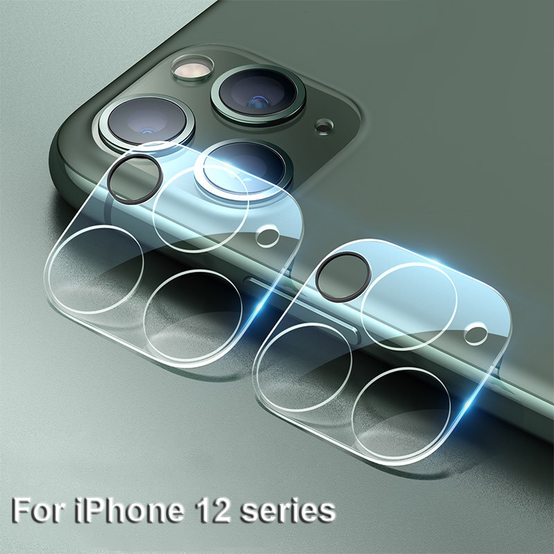 2Pcs Gehard Glas Camera Lens Screen Protector Voor Iphone 12 Mini Pro Max Volledige Cover Beschermende Glas Film Voor IPhone12