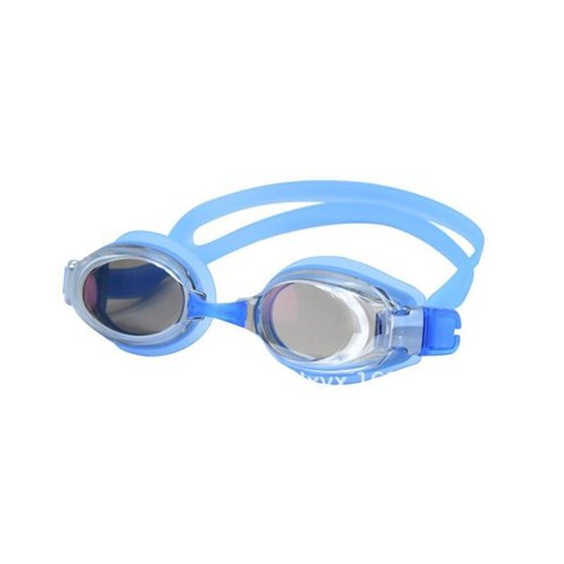 Justerbare briller galvanisering svømmebriller anti-dug uv beskytte voksne børn vandtæt silikone spejl svømmebriller