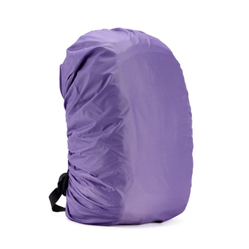 35L torba na zewnątrz alpinizm plecak składany wodoodporna osłona przeciwdeszczowa deszczu na plecak: purpurowy