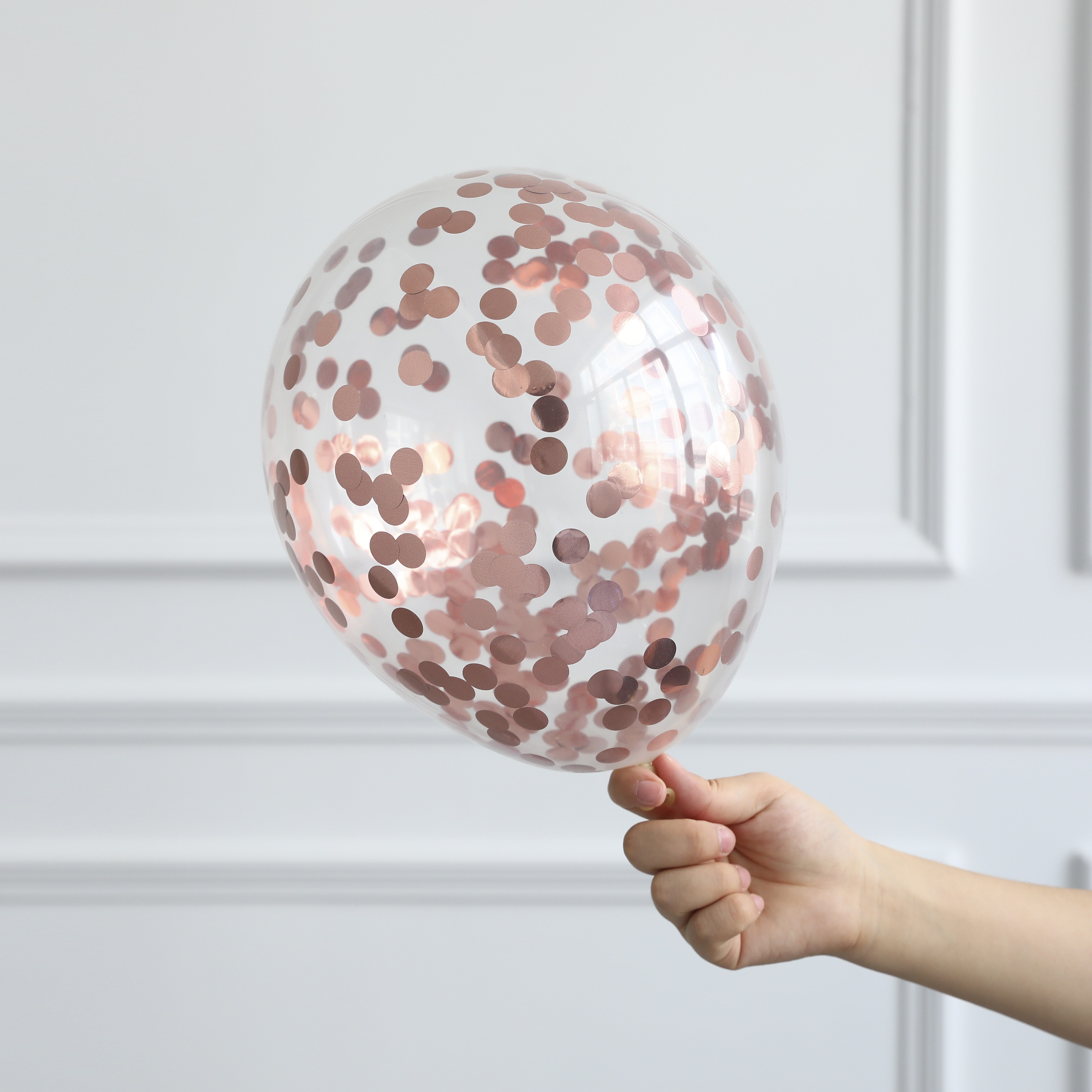 90 Uds bebé rosa blanco oro rosa 4D globo Garlan arco Kit confeti látex globos Boda nupcial de cumpleaños decoración guirnalda