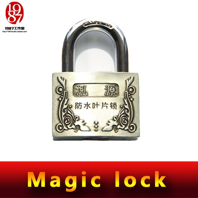 Takagism game prop, echte leven kamer escape props jxkj-1987 magic lock niet nodig sleutels om deze magic lock