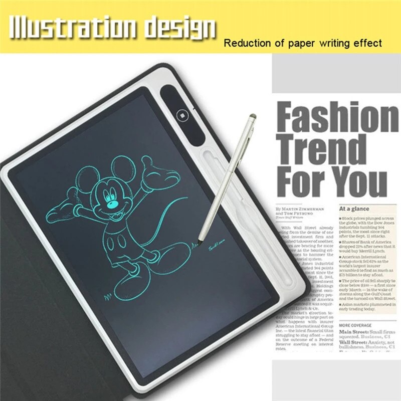 10.1 Inch LCD Writing Tablet Smart Business Electronic Small Blackboard Drawing Board with Protective Case