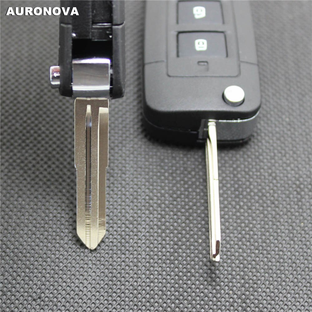 AURONOVA-carcasa de llave plegable para Kia Cerato, 3 + 1 botones traseros, funda para mando a distancia del coche