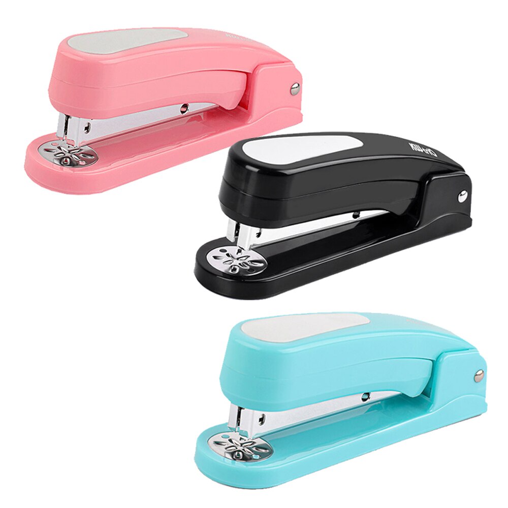360 Rotation Heavy Duty Stapler Use 24/6 Staples Effortless Long Stapler School Paper Stapler Office Bookbinding Supplies