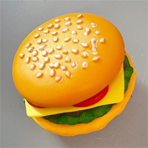 1 pçs bonito engraçado simulação comida hambúrguer clipe dos desenhos animados para crianças batatas fritas bolo grampo de cabelo menina presente aniversário festa decoração: YELLOW