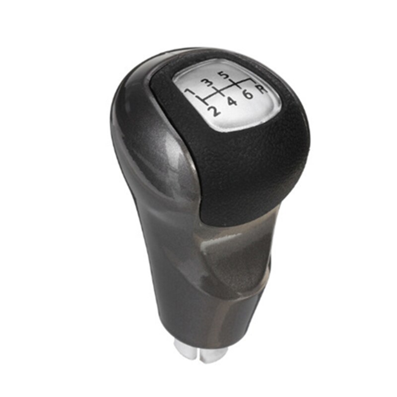 Pomo de cambio de marchas de 5 y 6 velocidades para coche, cubierta de arranque para palanca de cambios, para Honda Civic DX EX LX 2006, 2007, , , ,: 6 speed Sliver