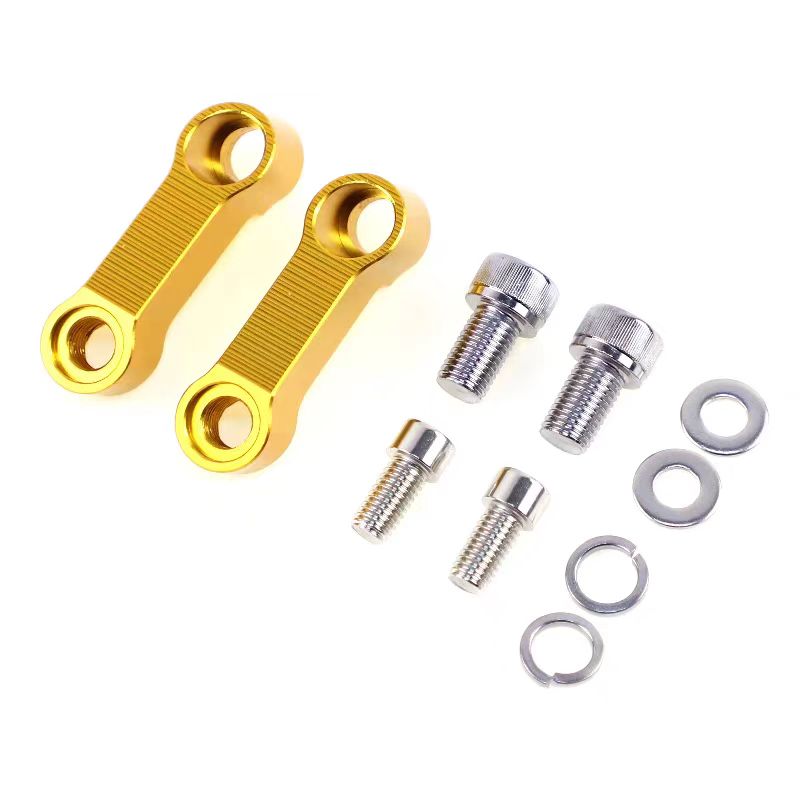 Motorrad Rückspiegel Steigleitung Abstandshalter Verlängerung Universal- Adapter CNC Aluminium Legierung Basis Schraube Halterung Motorrad Zubehör: Lavendel