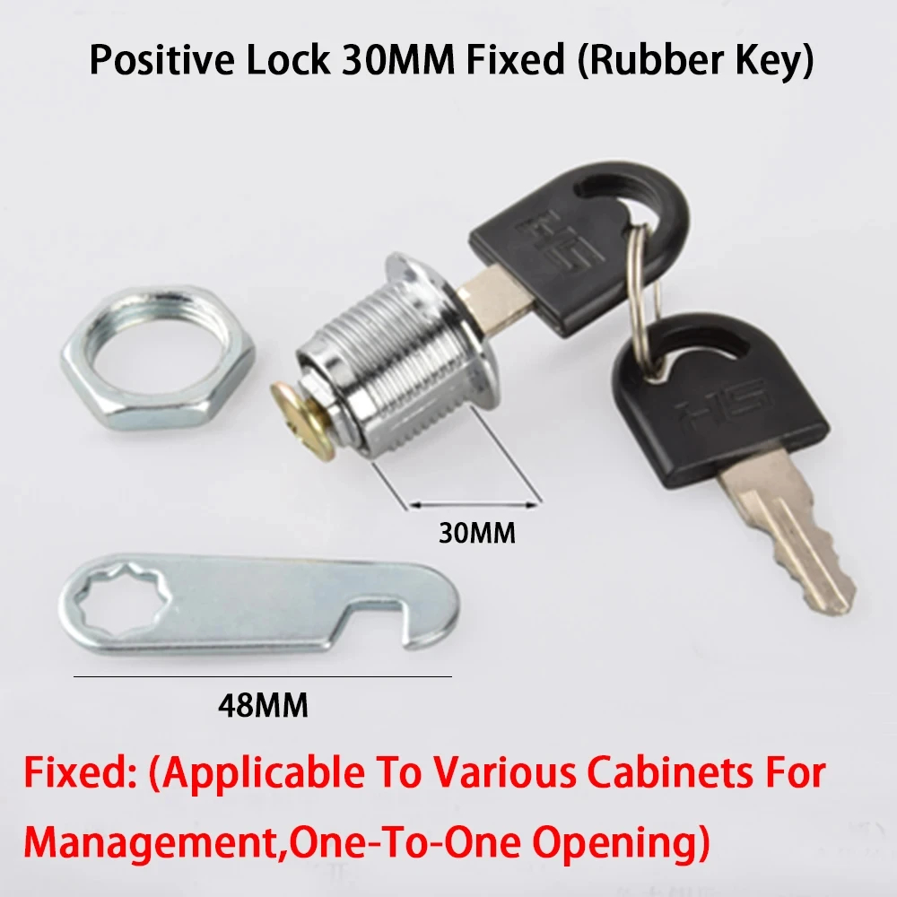5/10Sets Drawer lock Cabinet Lock Mail Box Locker Cam Lock Cupboard Door Tongue Lock With 2 Key Furniture Hardware fechadura: M / Beige