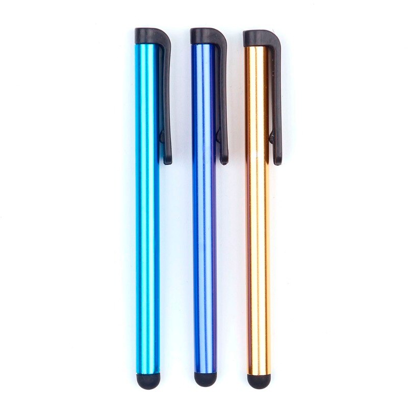 10 stuks capacitieve touchscreen stylus pen voor ipad air mini 2 3 4 voor iphone 4s 5 6 7 samsung universele tablet pc smartphone