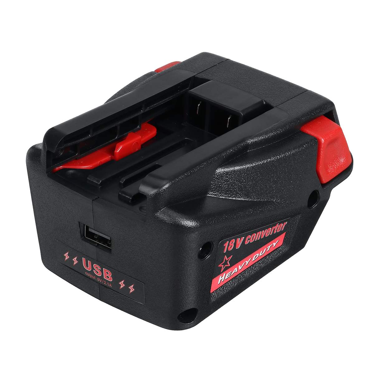 Konverter adapter lithium batteri strøm konverter til milwaukee  m18 18v til  v18 li- ion batteri usb telefon oplader opladningsværktøjer