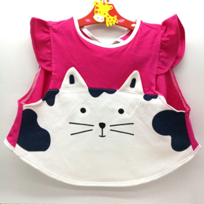 Baby Wasserdichte Schürze Baby Anti-Dressing kinder Wasserdichte Anti-Dressing Essen Kleid Kinder Tücher: rose red