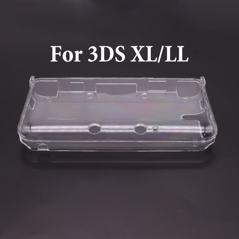 Leichte, stabile schutzhülle aus transparentem kunststoff für die nintendo 3ds, 3ds xl und ll spielkonsole
