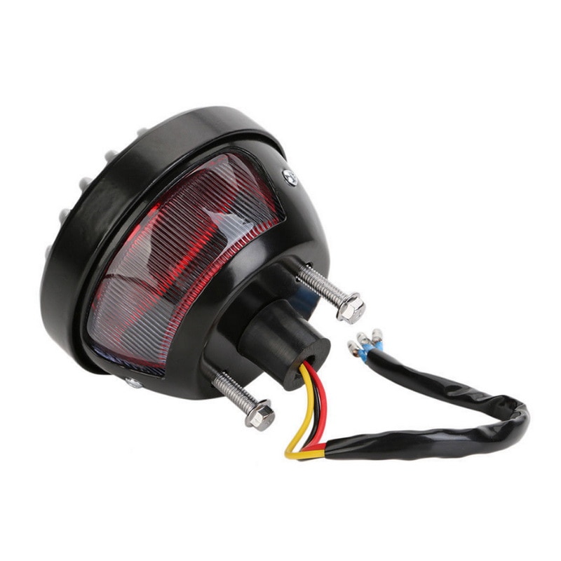 Motorfiets Side Mount Tail Light W/Kenteken Plaat Beugel Voor Harley Sportster Bobber Chopper Stop Achterlicht