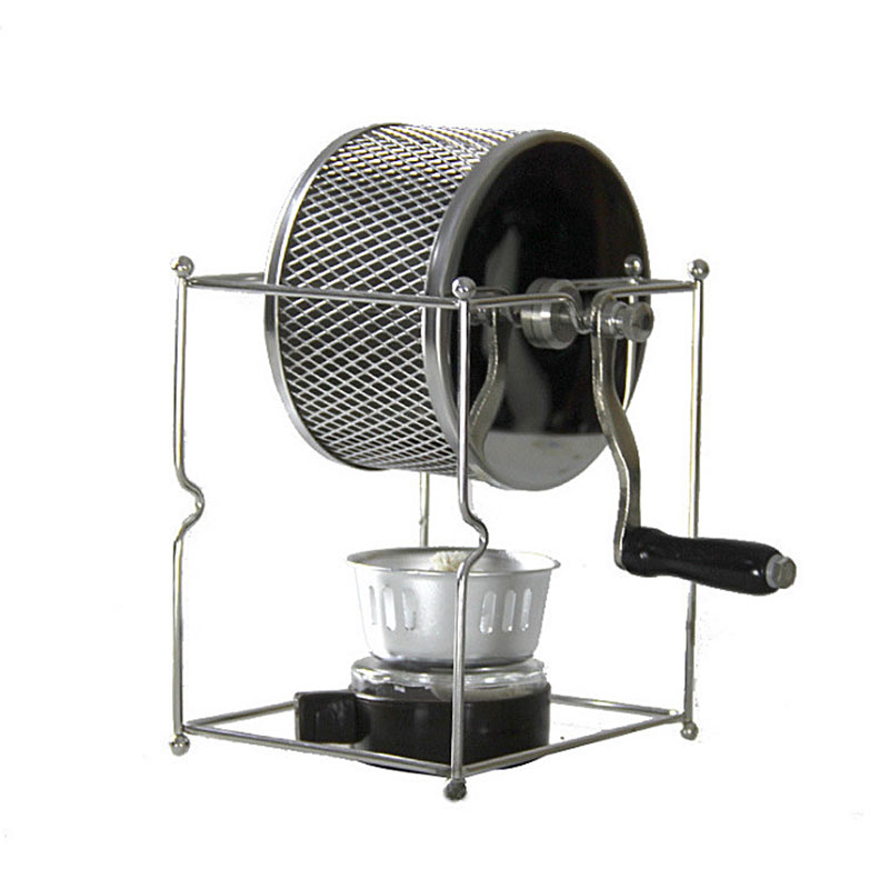 Kaffebønnestekemaskin peanøttmelonfrø manuell steking rustfritt stål husholdningsrulle steke bønner
