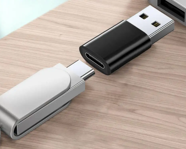 Adapter USB-C na USB 3.0, szybki transfer danych, kompaktowe złącze USB typu C dla Smartp: Default Title