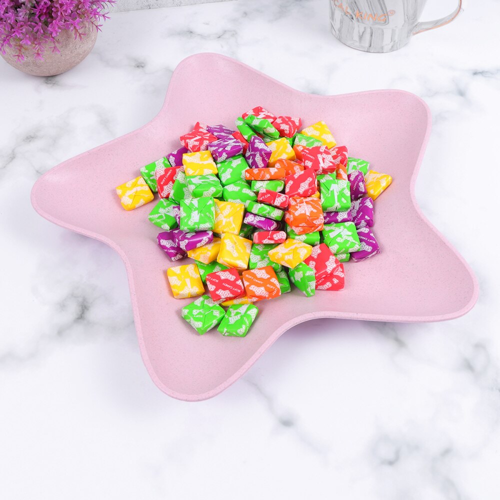 1pc tarwestro borden in stervorm, mooie snoepschaal, fruitborden, gedroogd fruitschaaltje voor een feestje, picknick thuis: Noordse poeder