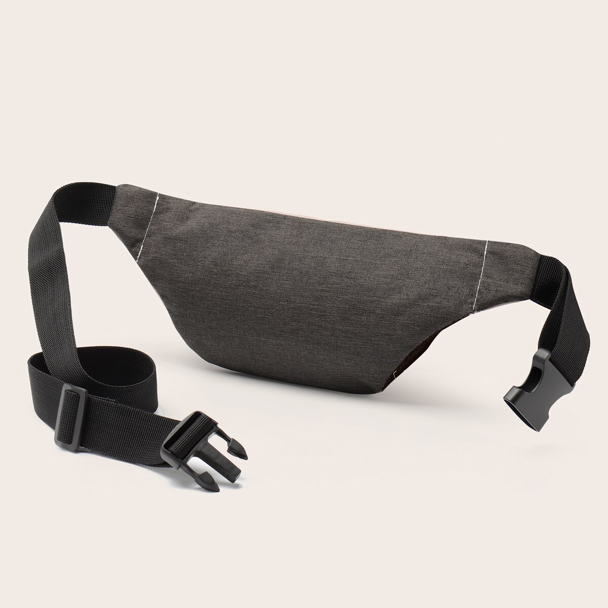 Deanfun heuptasje met print van dansend skelet, unisex zwarte ritszakken met persoonlijkheid 18075