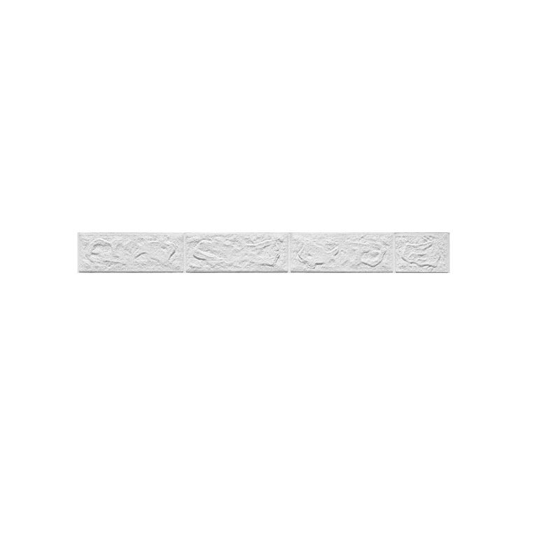 Novelty Wall Stickers Home Wall Decoration Pe Foam Self-Adhesive Wall Panel White 3D Brick Pattern Wall Sticker Wallpaper (10pc): 70x7cm / 10pcs