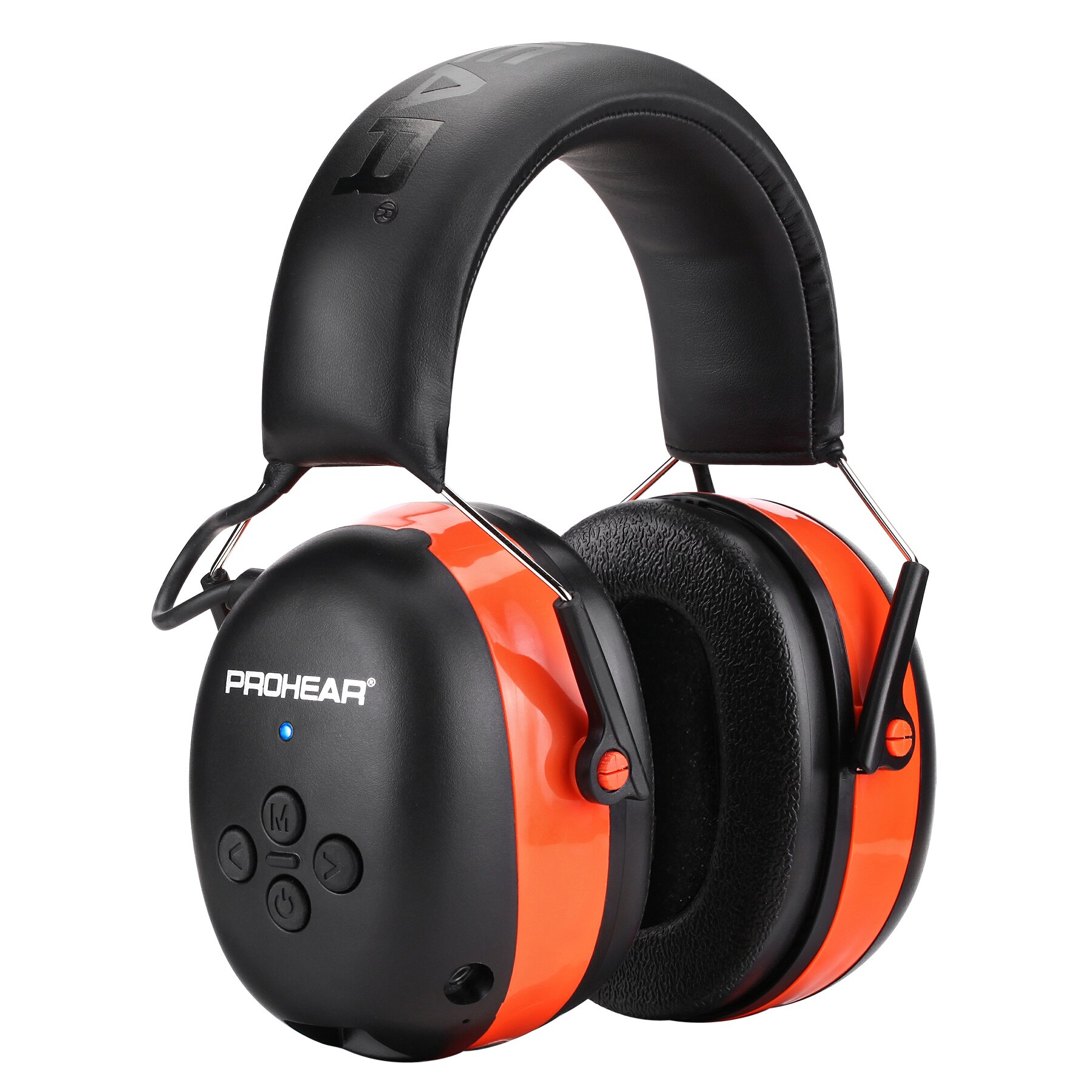 Zohan fone de ouvido eletrônico 5.0, protetores de ouvido bluetooth, proteção auditiva, para música, segurança, redução de ruído, carregamento: Branco