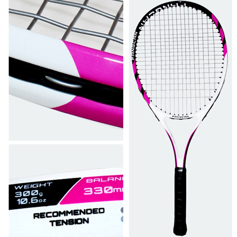 50-55 LBS Carbon Fiber Tennis Rackets Met Zak Raqueta Padel Racket String 4 1/4-4 3/8 Squash tennisracket Racchetta Tennis
