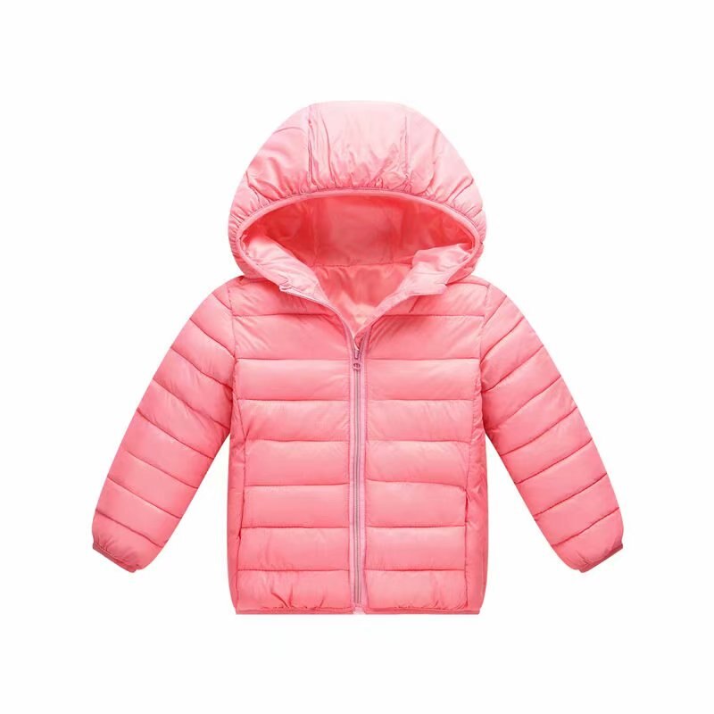 Inverno das crianças jaquetas de outono para meninas adolescentes inverno quente bebê parkas para meninos grosso longo casaco com capuz outerwear: red / 100 80-90cm